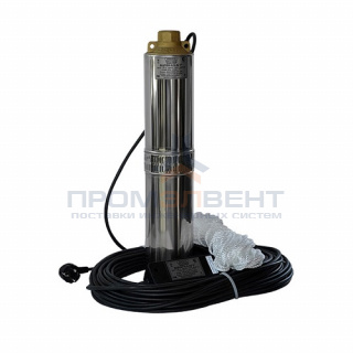 Насос скважинный Водолей БЦПЭ 0,5-63 У (1,27 кВт, Qmax 1,8 м³/ч, Hmax 90 м, кабель 63 м)