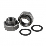 Трубное присоединение для насосов Grundfos - G1"1/2 × Rp1" (чугун, комплект 2 шт)