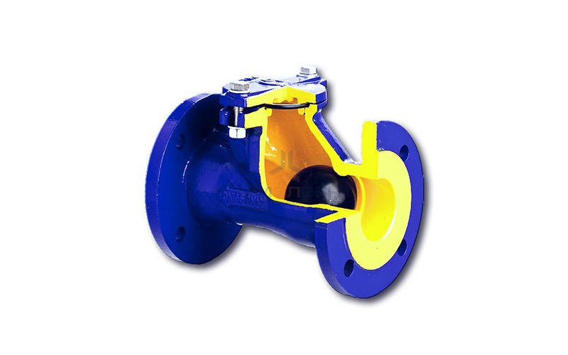 Клапан обратный шаровой Zetkama 400 D - Ду65 (ф/ф, PN16, Tmax 70°C, исполнение №55)