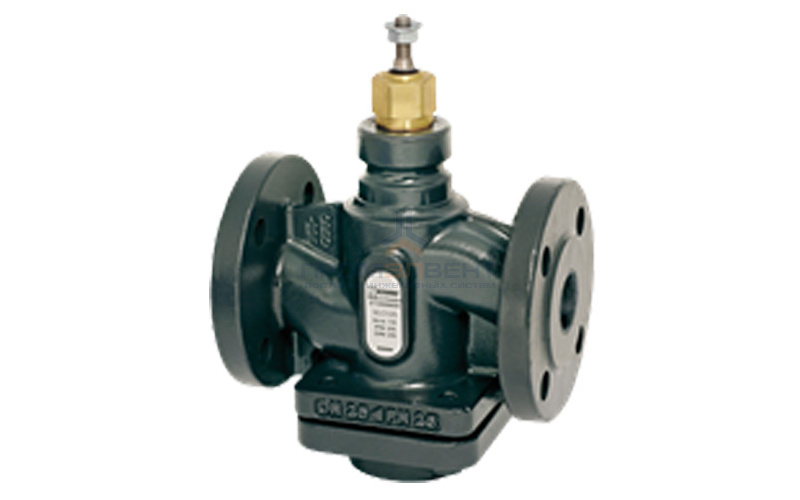 Клапан регулирующий двухходовой ESBE VLC225 - DN50 (F/F, PN 25, Kvs 38, Tmax. 150°C, чугун, со штекером компенсации давления)