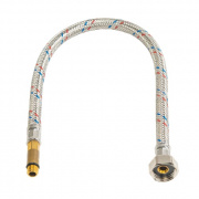 Подводка под смеситель гибкая STOUT (Смеситель/Гайка) - M10(18мм) x 3/8", длина 500 мм