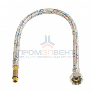 Подводка под смеситель гибкая STOUT (Смеситель/Гайка) - M10(35мм) x 1/2", длина 500 мм