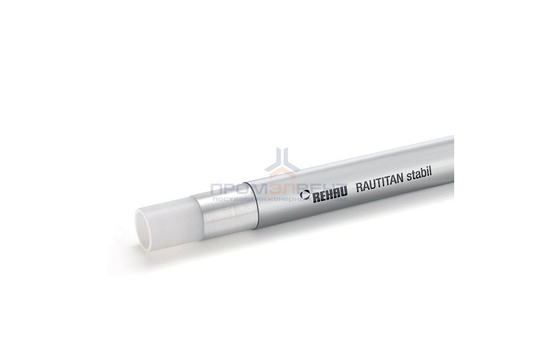 Труба из сшитого полиэтилена REHAU RAUTITAN stabil - 32x4.7 (PE-Xc/AI/PE, PN10, 95°C, штанга 5 м.)