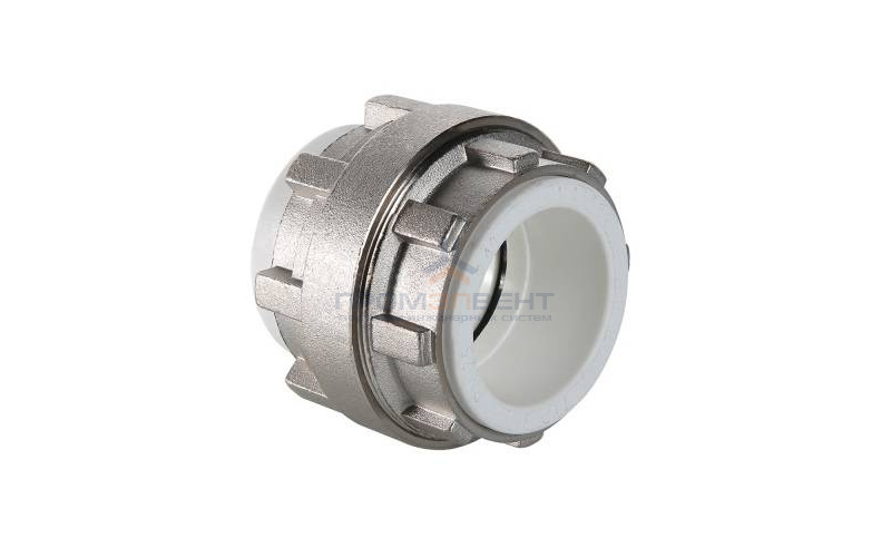 Муфта разъемная VALTEC VTp.763 - 32 (для полипропиленовых труб под пайку, цвет белый)