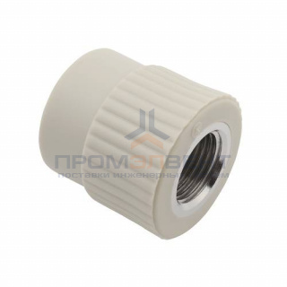 Переход на внутреннюю резьбу FV-Plast - 63 x 2" (для полипропиленовых труб, цвет серый)