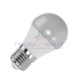 Лампа светодиодная шарик FL-LED GL45 7,5W 6400К 220V E27 45х80 700Лм холодный свет