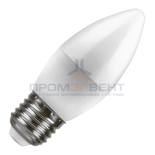 Лампа светодиодная свеча Feron LB-72 5W 2700K 230V E27 теплый свет