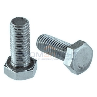 Болт М8х100 с шестигранной головкой оцинкованный DIN933