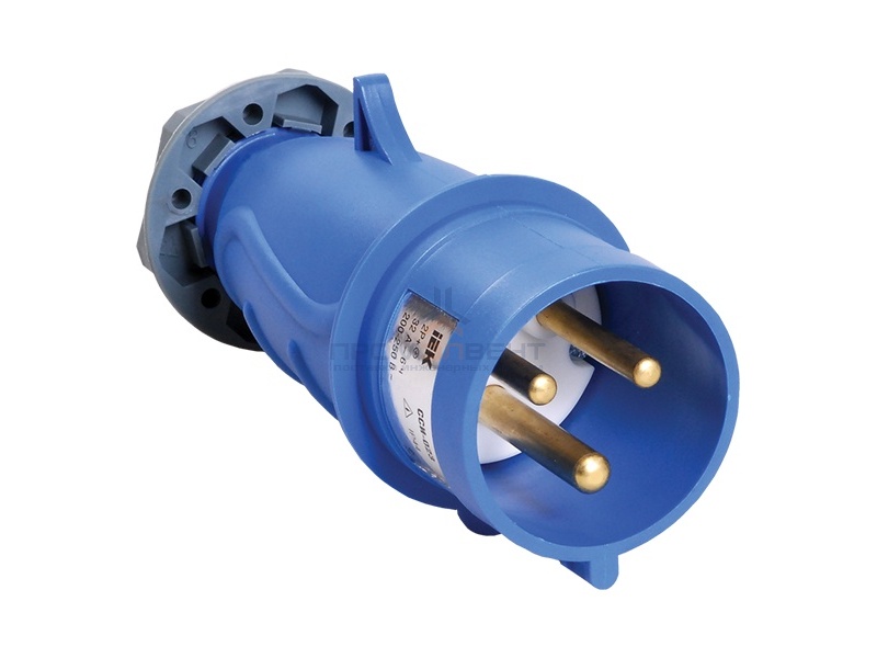 Вилка переносная ССИ-023 32А-6ч/200-250В 2Р+РЕ IP44 MAGNUM ИЭК