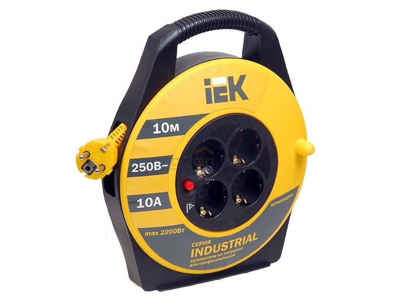 Удлинитель на барабане IEK 