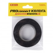 Изолента двусторонняя х/б Proconnect 110 гр. черная