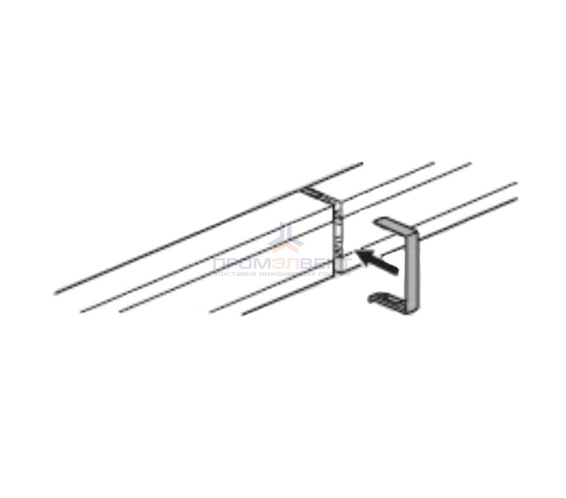 Накладка на стык 16x16мм Legrand METRA