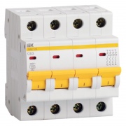 Автоматический выключатель ВА47-29 4Р 63А 4,5кА характеристика С ИЭК (автомат)