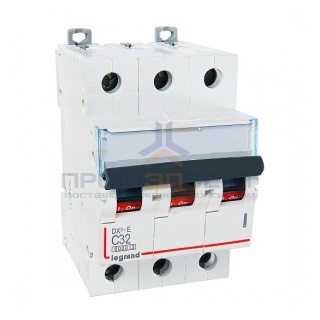 Автоматический выключатель Legrand DX3-E C32 3П 6000/6kA (автомат)