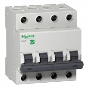Автоматический выключатель Schneider Electric EASY 9 4П 6А B 4,5кА 400В (автомат)