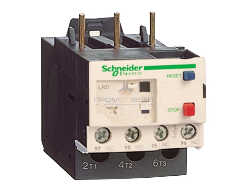 Тепловое реле перегрузки LRD Schneider Electric 1-1,7A класс 10 с зажимом под винт