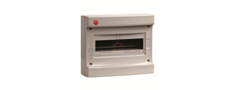 Щиток настен. без дверцы 18мод., IP40, серый, с усил. клеммн.блоком в компл. 1х87318