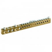 Усиленная клеммная колодка 18мод. (отв. 5х9мм+14х5,4мм)