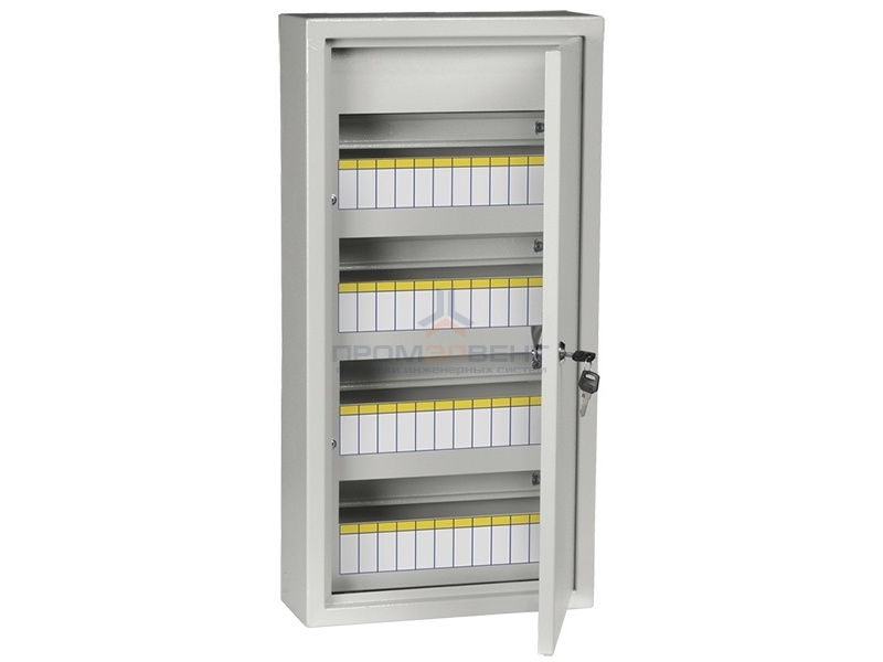 Щит металлический ЩРн-48з-1 36 УХЛ3 IP31 на 48 модулей навесной 620х310х120 серый ИЭК